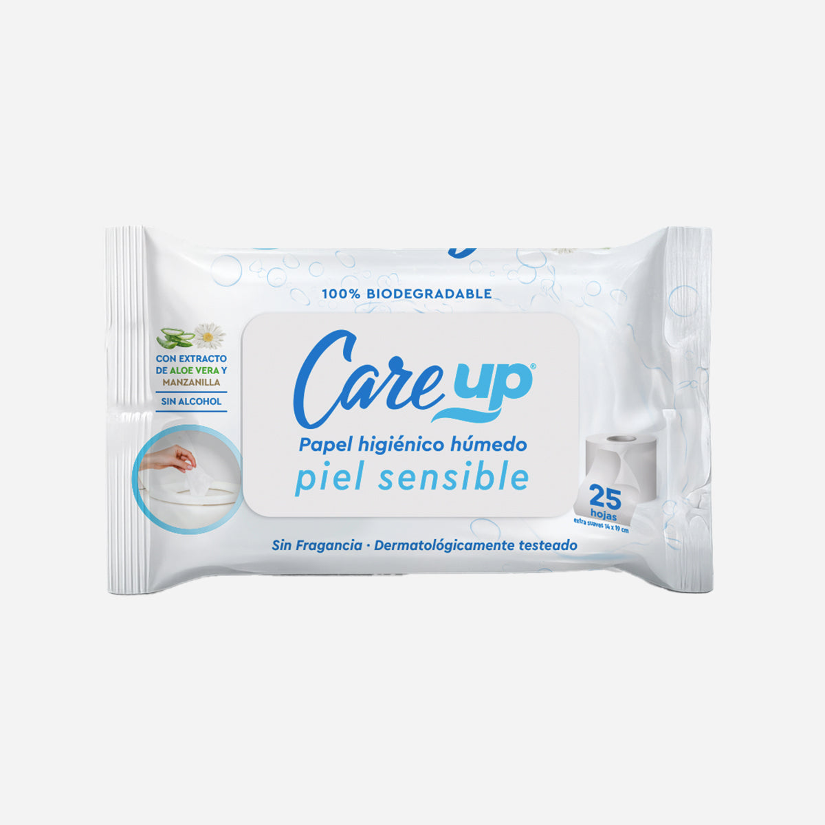 Papel Higiénico Húmedo Piel Sensible - Caja 24 unidades
