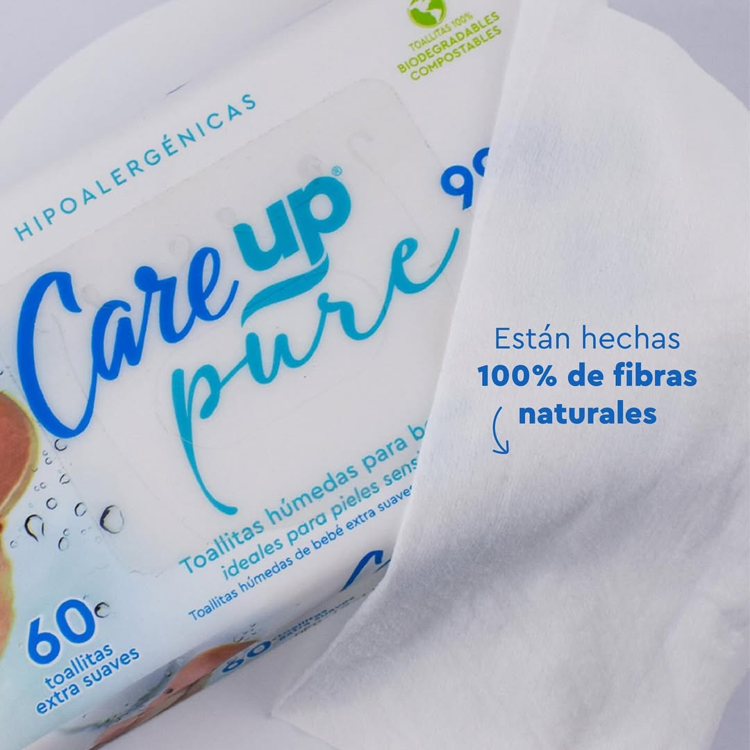 Toallitas húmedas PURE 99% agua