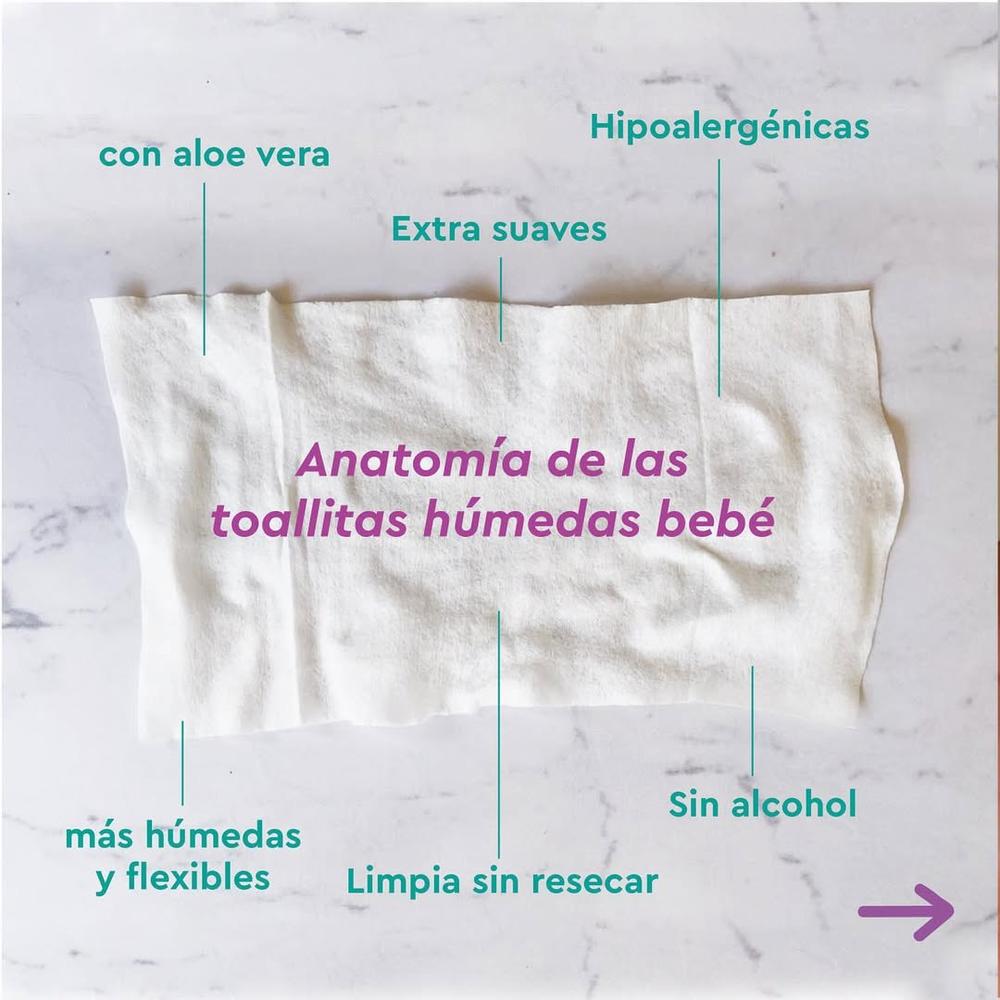 Toallitas Húmedas Bebé 45u