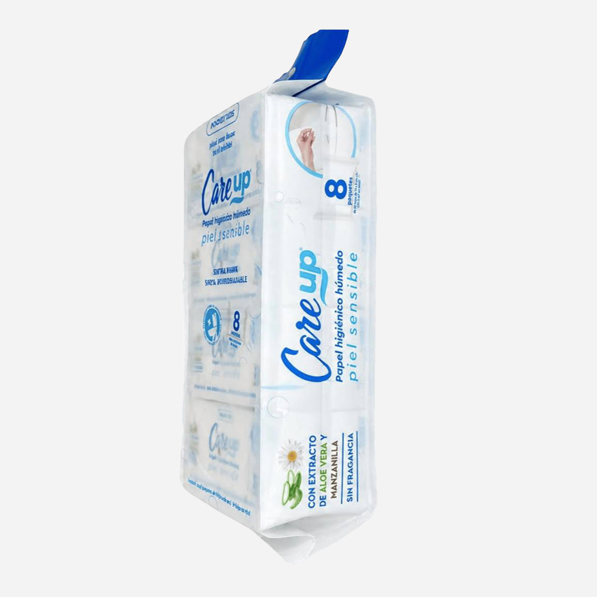 Pack 8 unidades Papel Higiénico Húmedo Piel Sensible - Pocket size