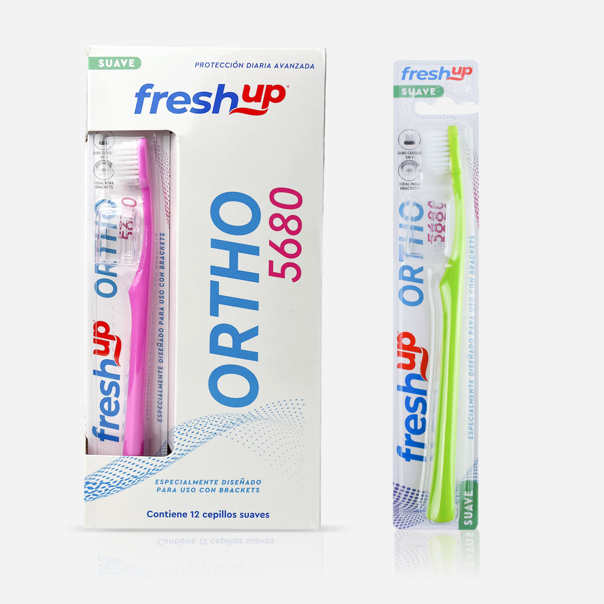 Cepillo dental para limpieza de brackets Fresh Up